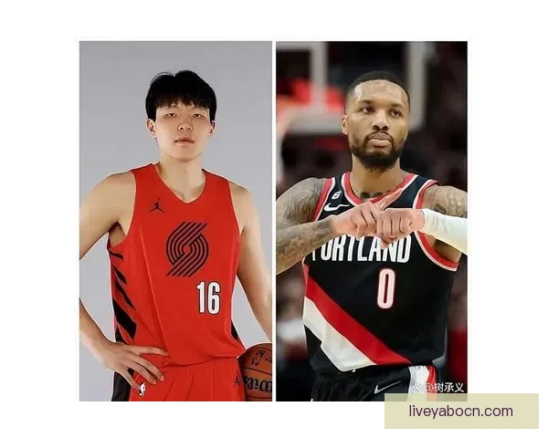 开拓者全家福定格克林根C位杨瀚森紧随昔日老大角落利拉德